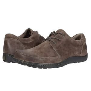 Born Mens Nigel 3-Eye Shoes US 8 M EU 41 Grey Distressed Leather NIB